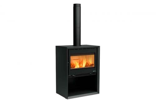 Preview: Kaminofen Dante con Portalegna von La Nordica